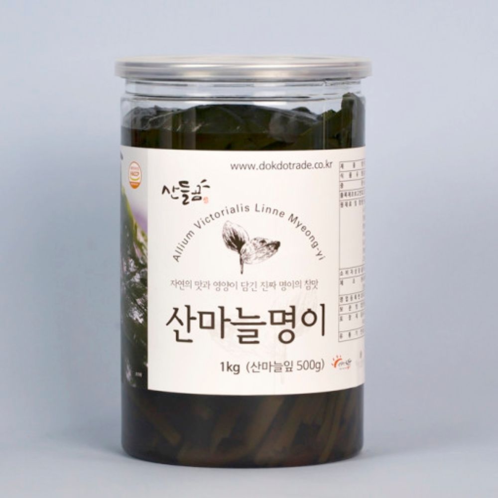 [Dokdo Trade] Allium Victorialis Linne Myeong-yi 1kg-Pesticide-free, eco-friendly, Korean soy sauce, aged food, Korean side dish-Made in Korea